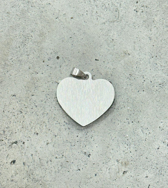 Llavero de Metal en Forma de Corazón 3X3 Pack 20uds